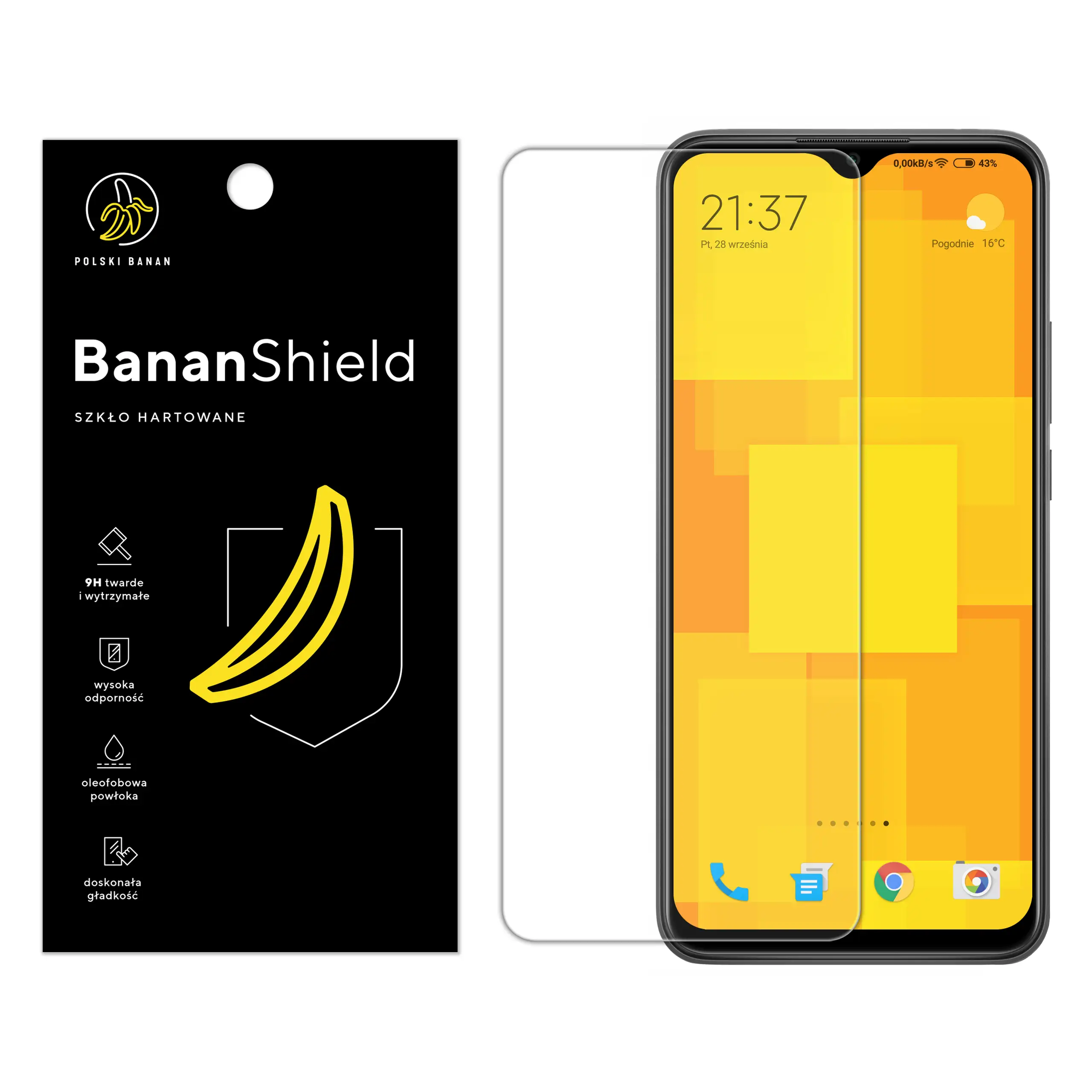 Szkło hartowane Polski Banan BananShield do Xiaomi Redmi 9